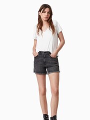 AllSaints White Emelyn Tonic 100% Cotton T-Shirt - Image 6 of 8