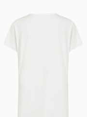 AllSaints White Emelyn Tonic 100% Cotton T-Shirt - Image 8 of 8