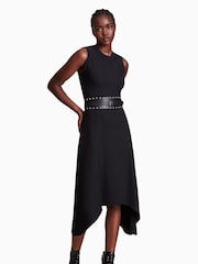 AllSaints Black Gia Dress - Image 1 of 5