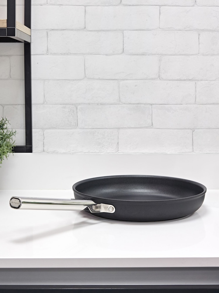 Smeg Black Black Frypan 30cm - Image 1 of 5