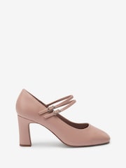 Nude Pink Extra Wide Fit Forever Comfort® Mary Jane Shoes - Image 1 of 4