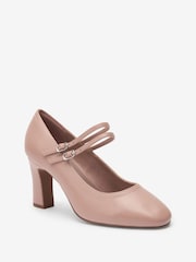 Nude Pink Extra Wide Fit Forever Comfort® Mary Jane Shoes - Image 2 of 4