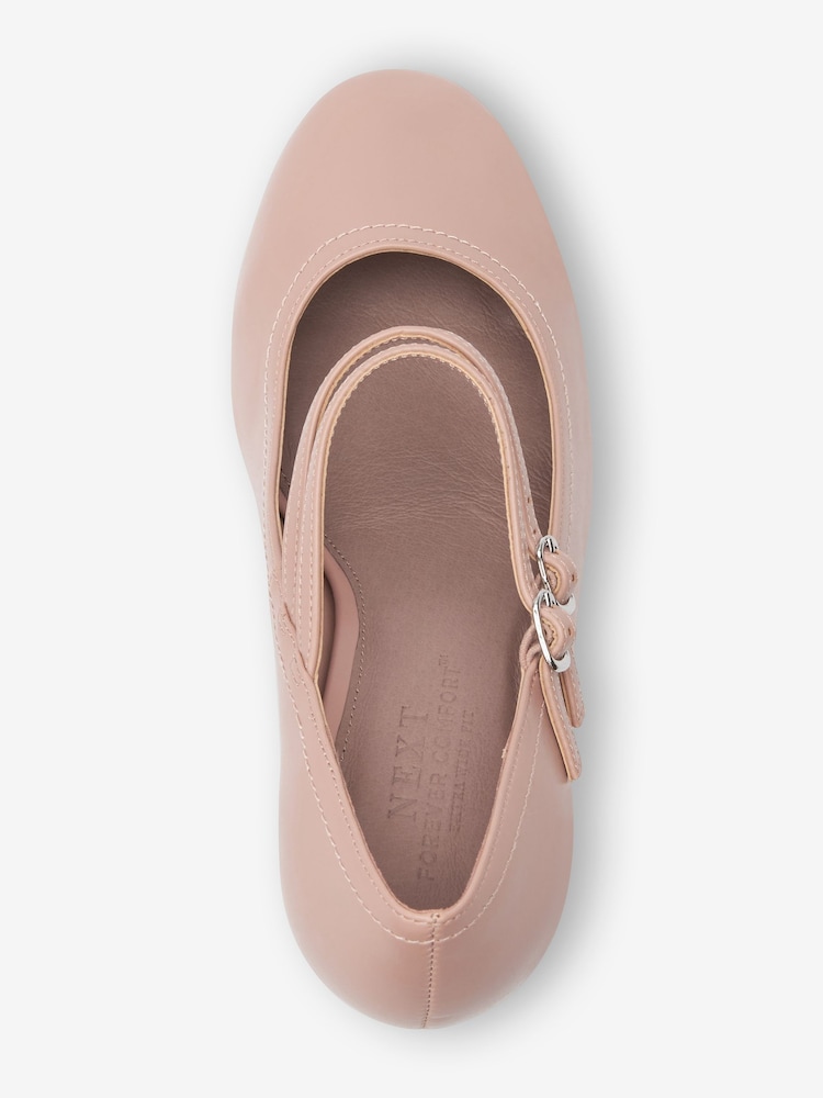 Nude Pink Extra Wide Fit Forever Comfort® Mary Jane Shoes - Image 4 of 4