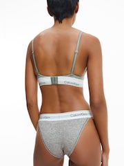 Calvin Klein Grey Modern Cotton Bikini Knickers - Image 2 of 4