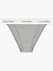 Calvin Klein Grey Modern Cotton Bikini Knickers - Image 4 of 4