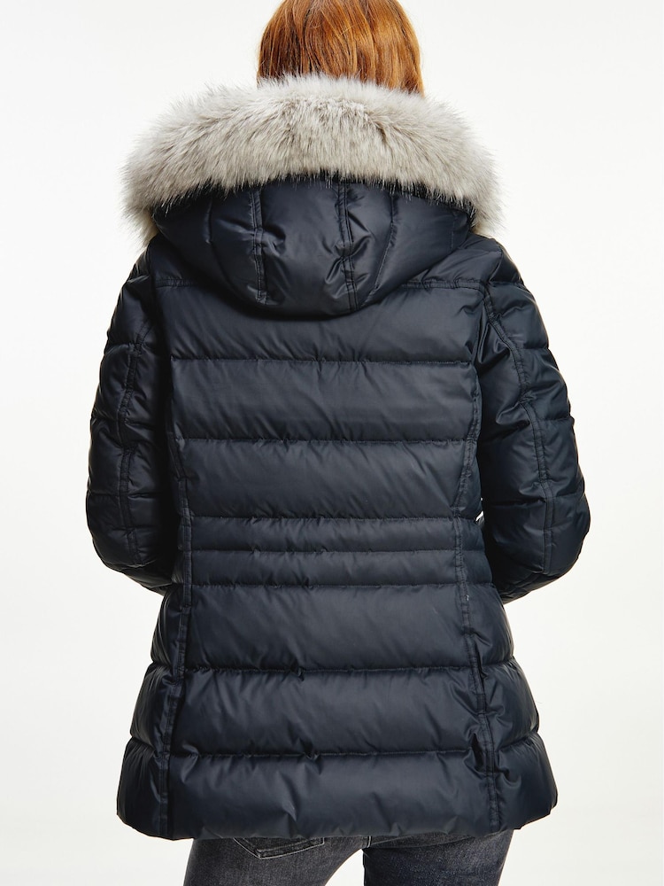 Tommy Hilfiger Black Tyra Down Jacket - Image 2 of 5