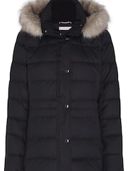 Tommy Hilfiger Black Tyra Down Jacket - Image 3 of 5
