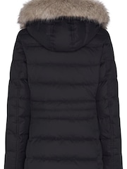 Tommy Hilfiger Black Tyra Down Jacket - Image 4 of 5