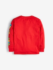 Red Mario and Yoshi Gaming Long Sleeve T-Shirt (3-16yrs) - Image 2 of 3
