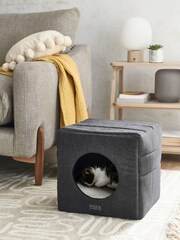 Charcoal Grey Cat Bed - Image 1 of 6
