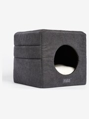 Charcoal Grey Cat Bed - Image 4 of 6