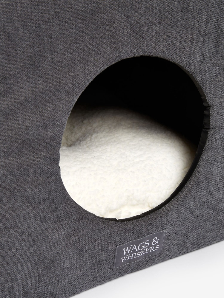 Charcoal Grey Cat Bed - Image 6 of 6
