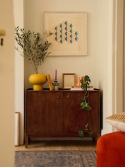 Swoon Mid Brown Newham Mango Wood 2 Door Sideboard - Image 1 of 7