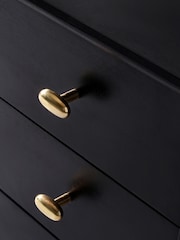 Swoon Black Canonbury Mango Wood 3 Drawer Chest Of Drawers - Image 7 of 8