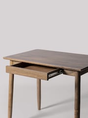 Swoon Light Brown Maltby Acacia Wood 1 Drawer Desk - Image 5 of 5