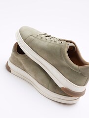River Island Green Suede Heel Clip Trainers - Image 5 of 5