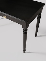 Swoon Black Leroy Mango Wood 1 Drawer Desk - Image 4 of 6