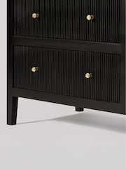Swoon Black Ballard Mango Wood 6 Drawer Chest Of Drawers - Image 8 of 9
