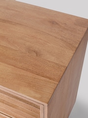 Swoon Light Brown Cormack Mango Wood 3 Drawer Chest Of Drawers - Image 2 of 5
