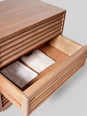 Swoon Light Brown Cormack Mango Wood 3 Drawer Chest Of Drawers - Image 5 of 5