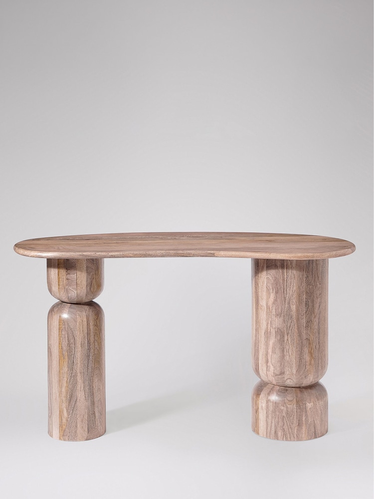 Swoon Light Brown Halan Mango Wood Desk - Image 2 of 7