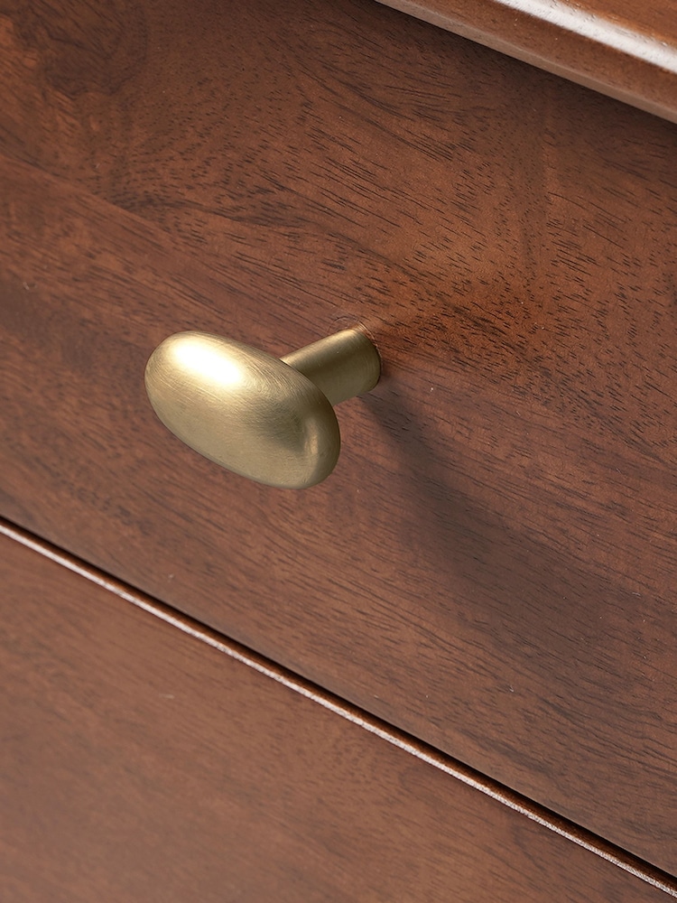 Swoon Mid Brown Canonbury Mango Wood 3 Drawer Chest Of Drawers - Image 7 of 7