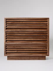 Swoon Mid Brown Cormack Mango Wood 3 Drawer Chest Of Drawers - Image 2 of 6