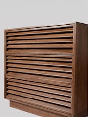 Swoon Mid Brown Cormack Mango Wood 3 Drawer Chest Of Drawers - Image 5 of 6