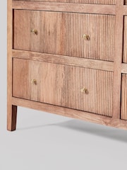 Swoon Light Brown Ballard Mango Wood 6 Drawer Chest Of Drawers - Image 8 of 9