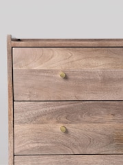 Swoon Light Brown Newham Mango Wood 3 Drawer Chest Of Drawers - Image 5 of 7