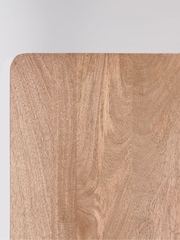 Swoon Light Brown Leroy Mango Wood 1 Drawer Desk - Image 5 of 8