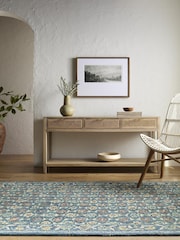 LIVABLISS Blue Meadow Fairfax Global Wool Rug - Image 2 of 8