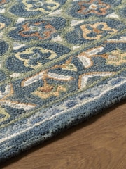 LIVABLISS Blue Meadow Fairfax Global Wool Rug - Image 5 of 8