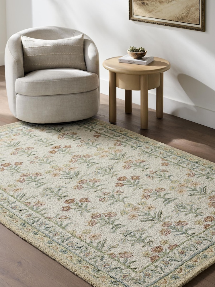 LIVABLISS Natural Cottage Fairfax Global Wool Rug - Image 1 of 8 LIVABLISS Natural Cottage Fairfax Global Wool Rug - Image 1 of 8