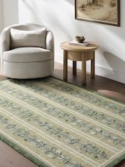 LIVABLISS Green Garden Fairfax Global Wool Rug - Image 1 of 7