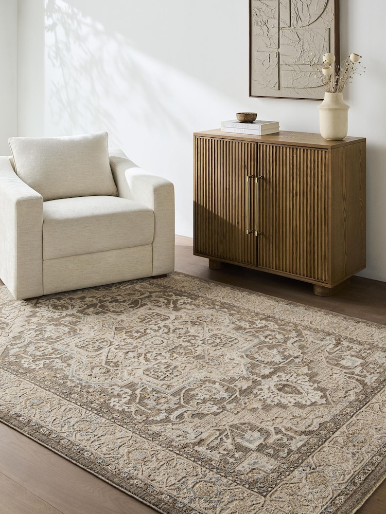 LIVABLISS Brown Arda Vintage Traditional Rug - Image 1 of 8 LIVABLISS Brown Arda Vintage Traditional Rug - Image 1 of 8
