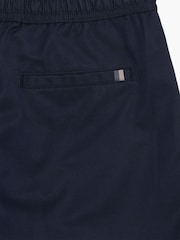 French Connection Blue Casual Comfort Shorts With Drawstring - Image 6 of 6