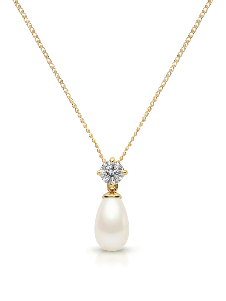 Auksinis tonas - Ivory & Co Imperial Pearl Pendant Necklace - 1 paveikslėlis iš 4