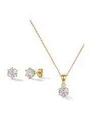 Ivory & Co Gold Solitaire Set - Image 1 of 5
