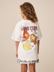 Blanco - Camiseta oversize con estampado gráfico de purpurina de Winx (3-16años) - Imagen 1 de 8