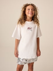 Blanco - Camiseta oversize con estampado gráfico de purpurina de Winx (3-16años) - Imagen 3 de 8