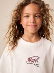 Blanco - Camiseta oversize con estampado gráfico de purpurina de Winx (3-16años) - Imagen 4 de 8