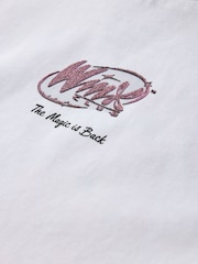Blanco - Camiseta oversize con estampado gráfico de purpurina de Winx (3-16años) - Imagen 7 de 8