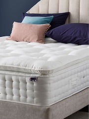 4500 Pocket Sprung Superior Deluxe Wool Mattress Medium with Pillow Top - Image 1 of 4
