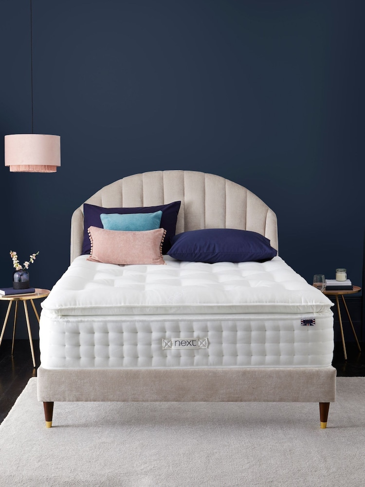 4500 Pocket Sprung Superior Deluxe Wool Mattress Medium with Pillow Top - Image 2 of 4