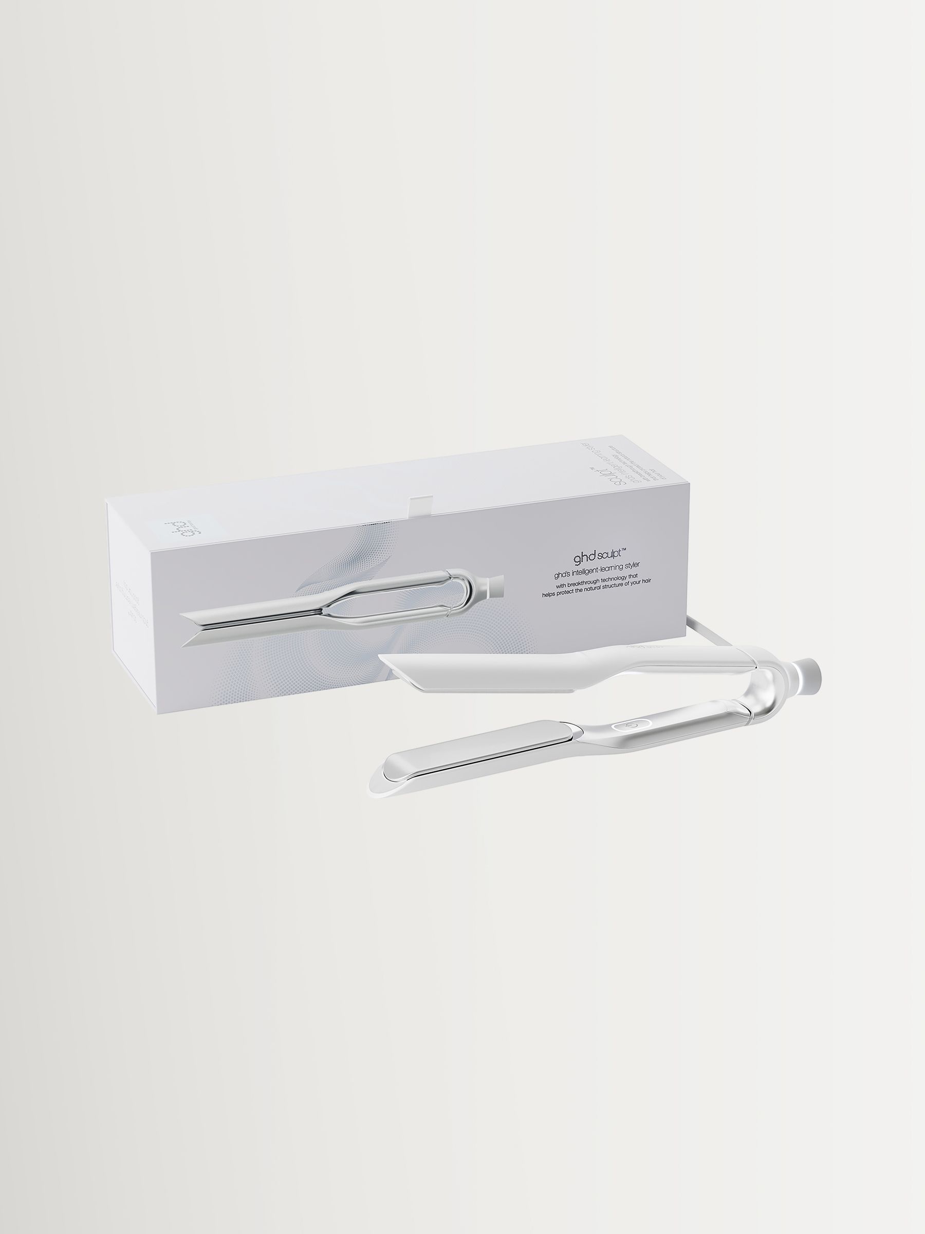 Ghd Unisex White Sculpt Interactive Hair Straightener