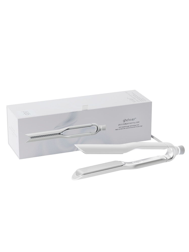 ghd White Sculpt Hair Straightener - Image 1 of 4