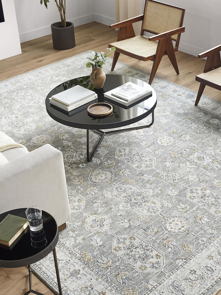 LIVABLISS Vintage Grey Dresden Abstract Modern Rug - Image 1 of 3