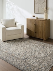 LIVABLISS Dark Grey Arda Vintage Traditional Rug - Image 1 of 8