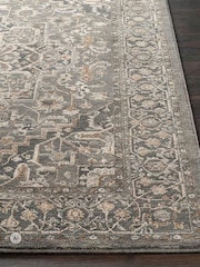 LIVABLISS Dark Grey Arda Vintage Traditional Rug - Image 3 of 8